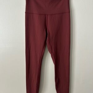Lululemon Burgundy Leggings